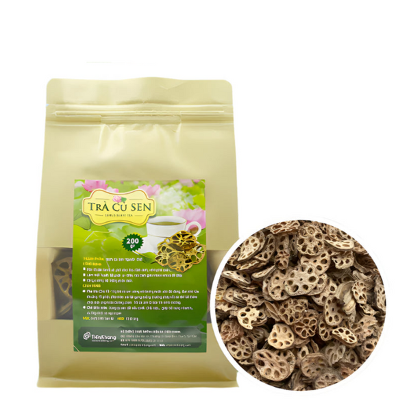 Lotus Root Tea Supports Lung Health, Soothes Throat, Reduces Cough (200gr)