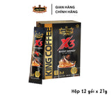 King Coffee 3-in-1 X3 Instant Coffee – Extra Caffeine (12 Sachets )
