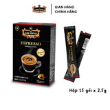 King Coffee Black Instant Coffee – Espresso (15 Sachets Box)