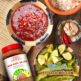 Làng Chài Xưa Ready-to-Eat Garlic Chili Shrimp Paste – 9.2 oz