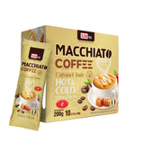 Caramel Macchiato Instant Coffee – F&B Edition | 7 oz (10 Sachets)