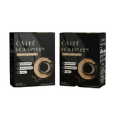 Black Instant Coffee Without Sugar Made From Pure Roasted Robusta Beans (2 boxes × 60g)