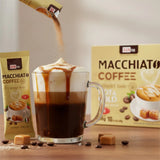 Caramel Macchiato Instant Coffee – F&B Edition | 7 oz (10 Sachets)