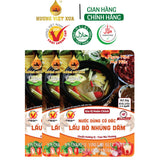 Hương Việt Xưa Vietnamese Beef Vinegar Hot Pot Soup Base – 3 Packs × 2.9 oz