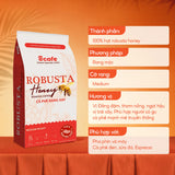 Scafe Vietnam Pure Roasted Ground Coffee – Robusta Honey – 200 g