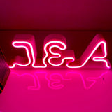 Custom Wedding Initials Neon Signs