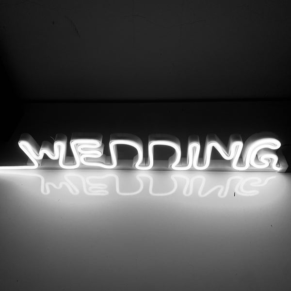Wedding Led Neon Sign - Self Standing