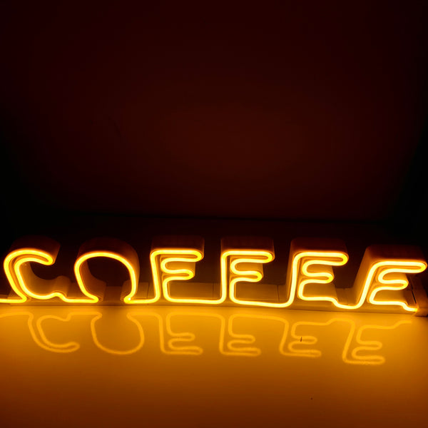 Coffee Led Neon Sign - Self Standing