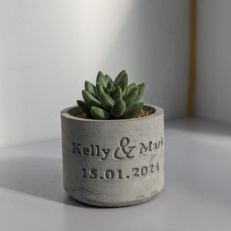 Custom Text Planter Molds