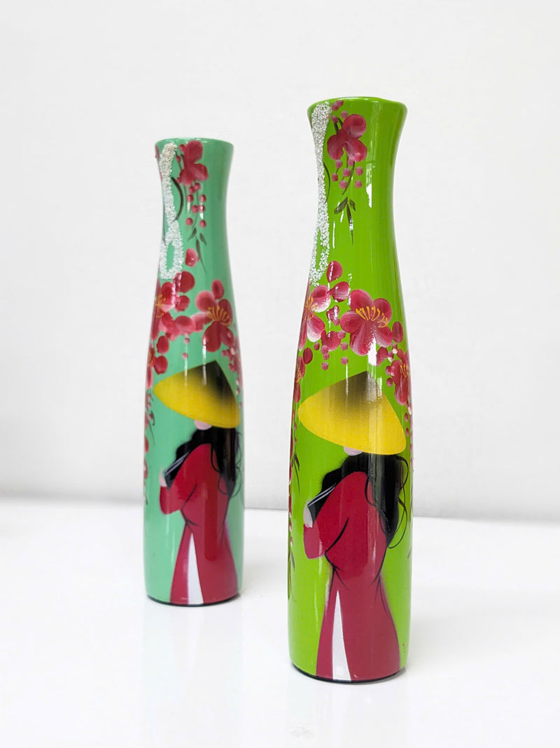 Handmade Lacquered Flower Vase