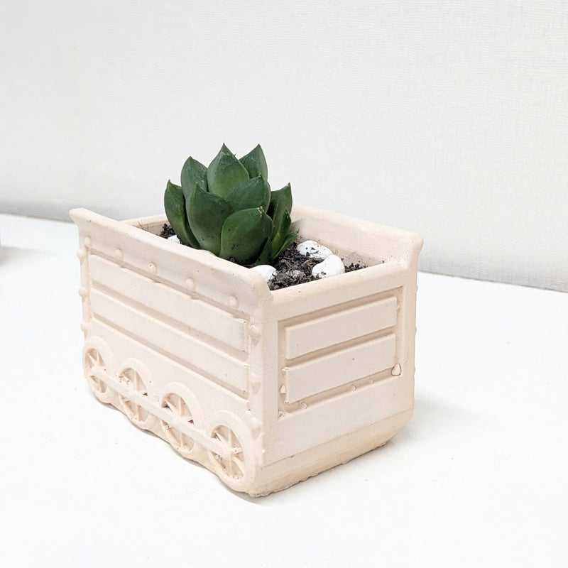 Vintage Train Model Planter