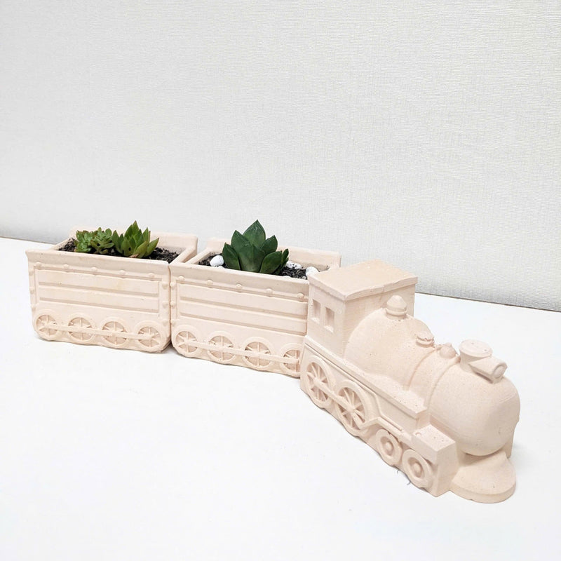 Vintage Train Model Planter