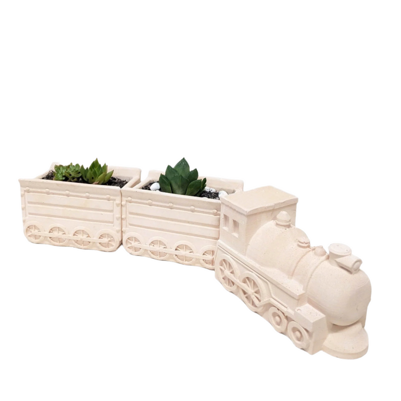 Vintage Train Model Planter