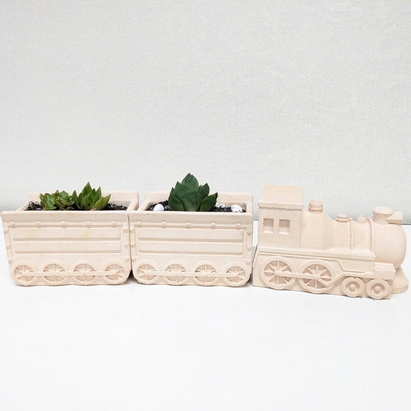 Vintage Train Model Planter