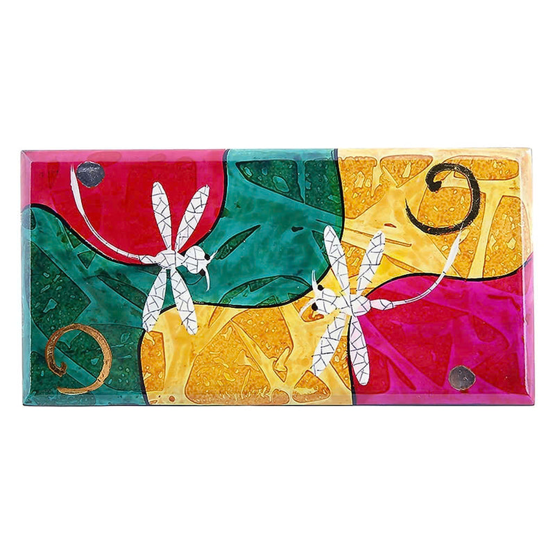 Multicolored Cubism Lacquer Jewelry Box