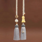 Bodhi Flower Hanging Ornament – Boxwood & Decorative Stone