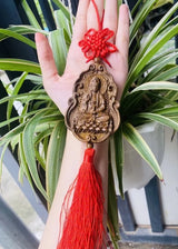 Quan Yin Buddha Car Hanging Ornament – Natural Agarwood