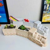 Vintage Train Model Planter