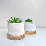 "I love you Everyday" Concrete Plant Pot