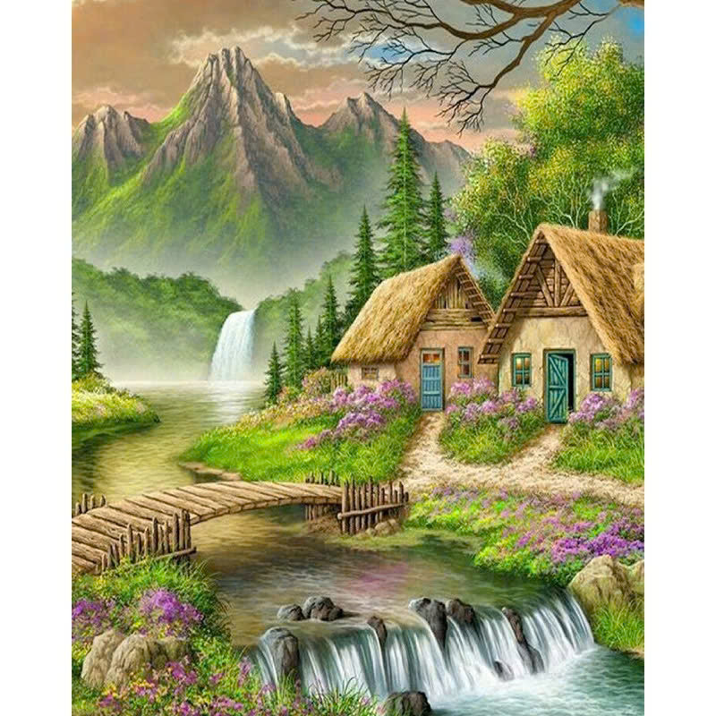 Scenery Painting by Number 16x20 inch