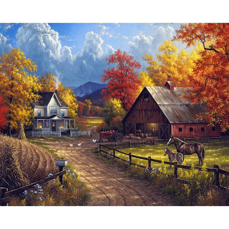 Scenery Painting by Number 16x20 inch