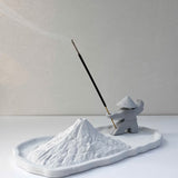 Warrior incense holder