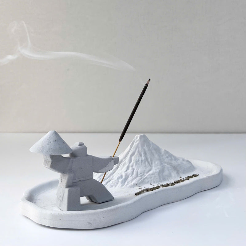 Warrior incense holder