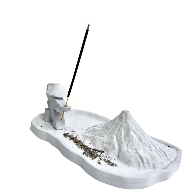 Warrior incense holder
