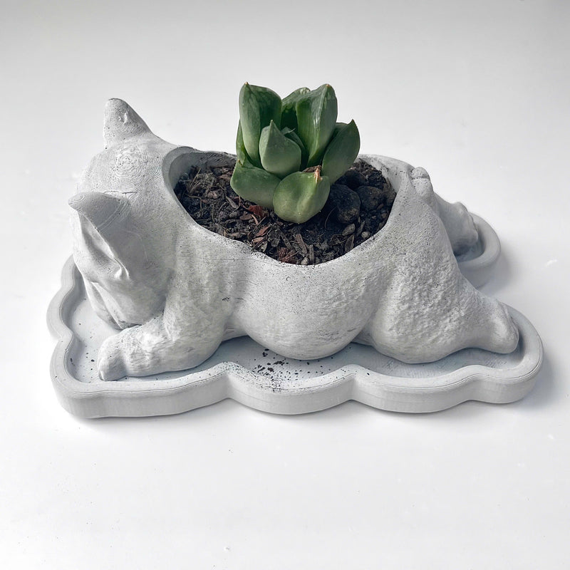 The French Bulldog-Shaped Plant Pot