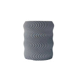 Modern Wavy Textured Indoor Planter Pot