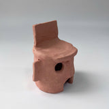 Unglazed Ceramic Robot-Shaped Aquascape