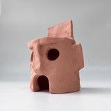 Unglazed Ceramic Robot-Shaped Aquascape