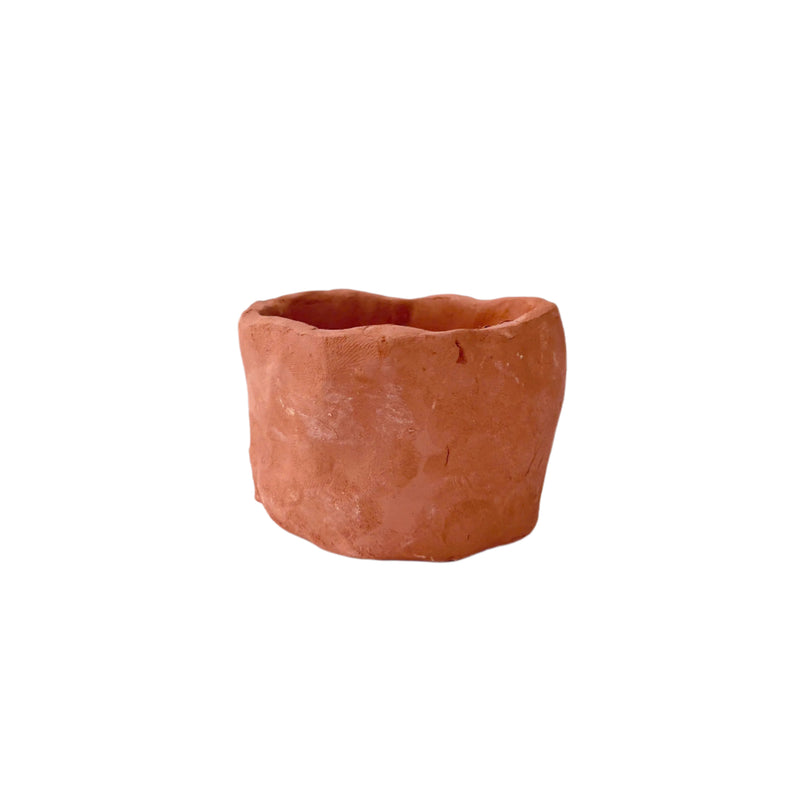 Minimalist Natural Clay Planter – 5 cm (Unglazed) 🌿🏺
