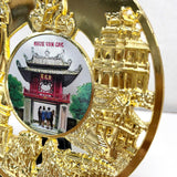 Souvenir Plate Decorated With 3D Metal