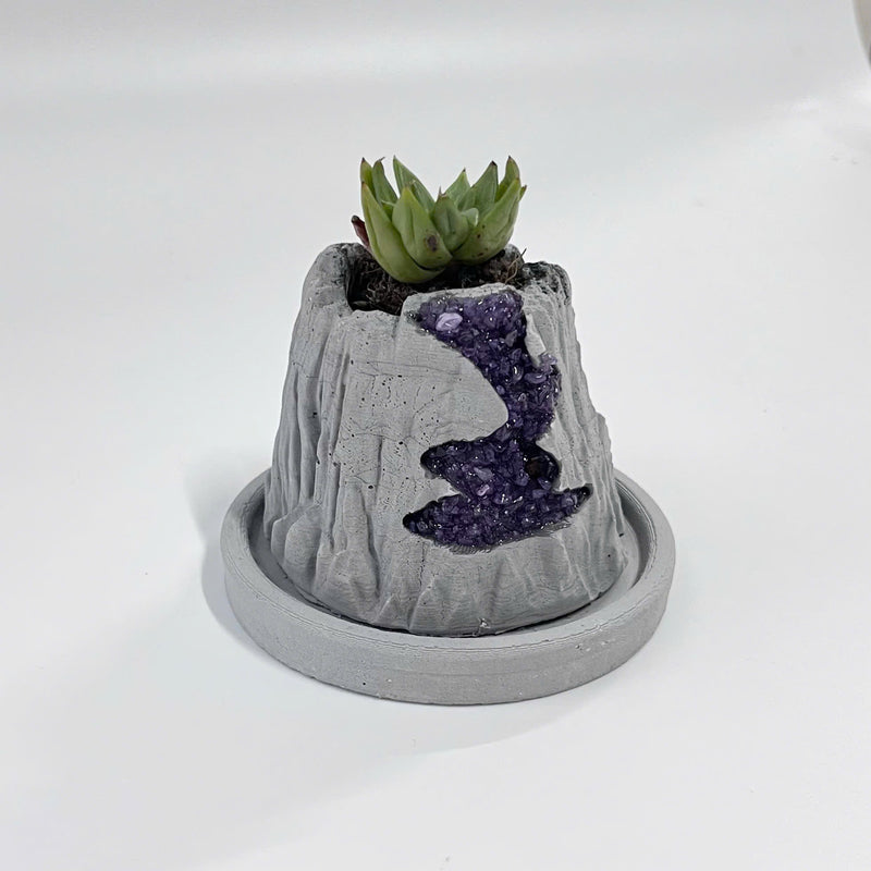 Volcanic Flow Rock Planter - Way Volcano