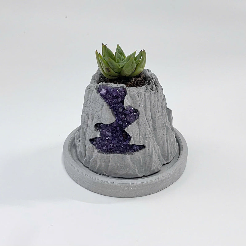 Volcanic Flow Rock Planter - Way Volcano