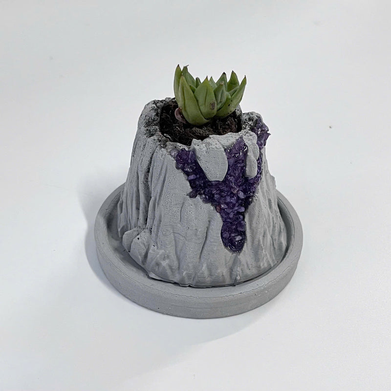 Volcanic Flow Rock Planter - Arrow Volcano