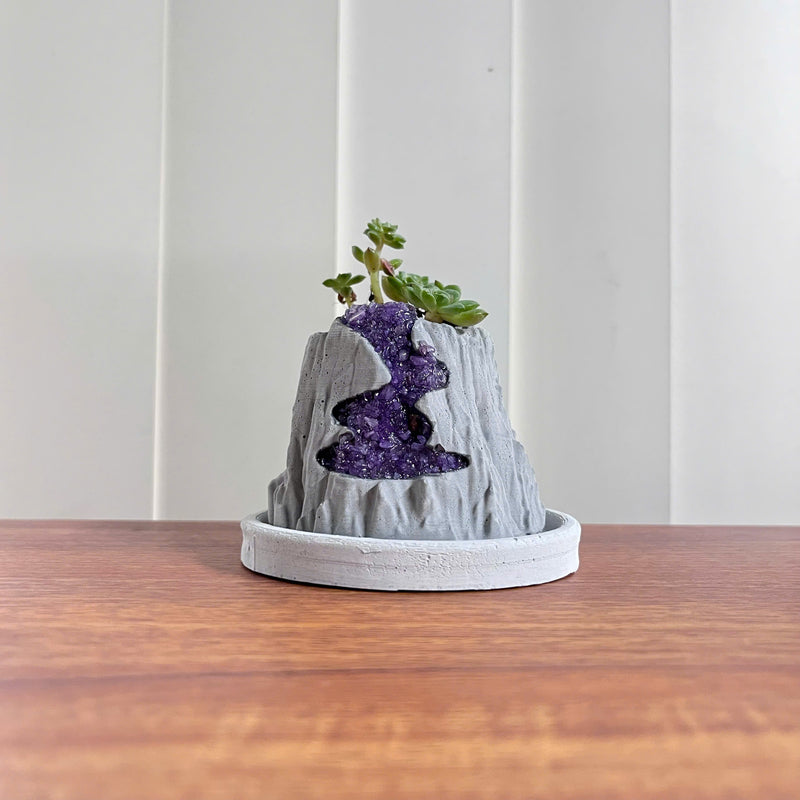 Volcanic Flow Rock Planter - Way Volcano