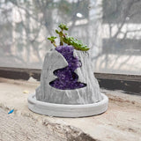 Volcanic Flow Rock Planter - Way Volcano