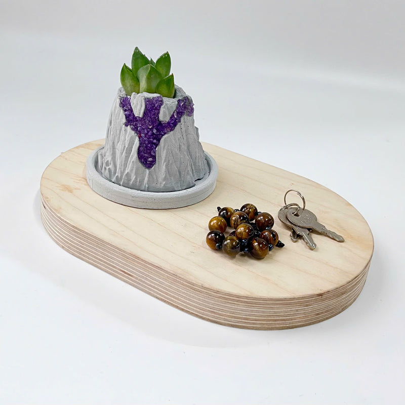 Volcanic Flow Rock Planter - Arrow Volcano