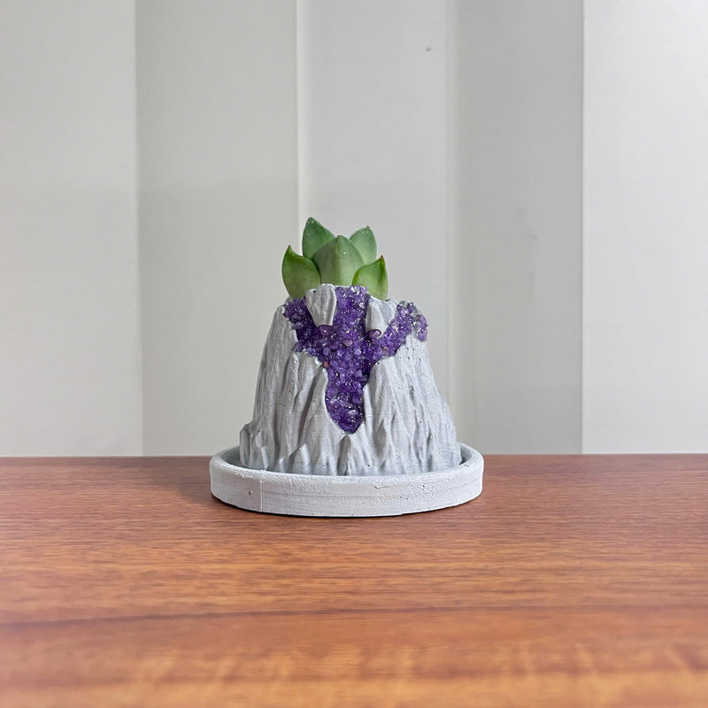 Volcanic Flow Rock Planter - Arrow Volcano