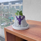 Volcanic Flow Rock Planter - Arrow Volcano