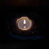 Handcrafted Amethyst Candle Holder