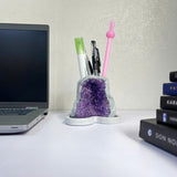 Amethyst Crystal Planter