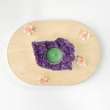 Handcrafted Amethyst Candle Holder