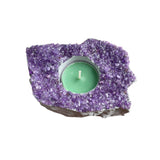 Handcrafted Amethyst Candle Holder