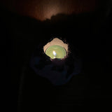 Handcrafted Amethyst Candle Holder (Volcano)