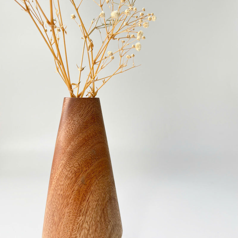 Wooden Flower Vase (ylindrical vase)