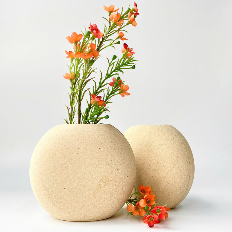 Wooden Flower Vase/ Decorative Flower Vase (Wood Pulp)