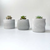 Concrete Plant Pots - Set of 3